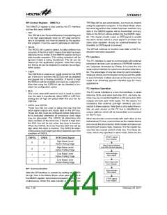 浏览型号HT45R37-A(28SSOP-A)的Datasheet PDF文件第44页