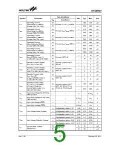 浏览型号HT45R37-A(28SSOP-A)的Datasheet PDF文件第5页