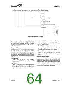 浏览型号HT45R37-A(28SSOP-A)的Datasheet PDF文件第64页