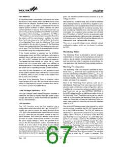 浏览型号HT45R37-A(28SSOP-A)的Datasheet PDF文件第67页