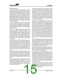 浏览型号HT46R12(24SOP-A)的Datasheet PDF文件第15页