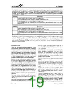 浏览型号HT46R12(24SOP-A)的Datasheet PDF文件第19页