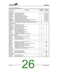 浏览型号HT46R12(24SOP-A)的Datasheet PDF文件第26页