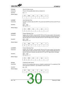 浏览型号HT46R12(24SOP-A)的Datasheet PDF文件第30页