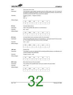 浏览型号HT46R12(24SOP-A)的Datasheet PDF文件第32页