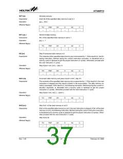 浏览型号HT46R12(24SOP-A)的Datasheet PDF文件第37页