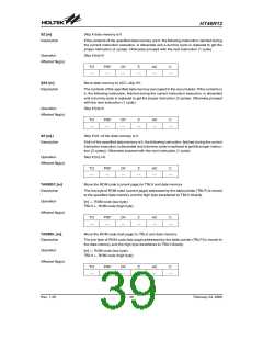 浏览型号HT46R12(24SOP-A)的Datasheet PDF文件第39页