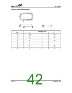 浏览型号HT46R12(24SOP-A)的Datasheet PDF文件第42页