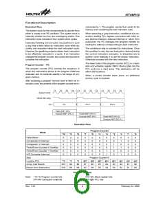 浏览型号HT46R12(24SOP-A)的Datasheet PDF文件第6页