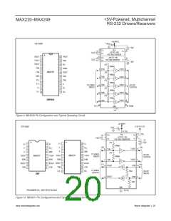 浏览型号MAX232CPE+T的Datasheet PDF文件第20页