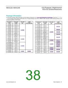 浏览型号MAX232CPE+T的Datasheet PDF文件第38页