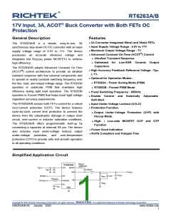 浏览型号RT6263B的Datasheet PDF文件第1页