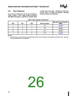 浏览型号80523TX233512的Datasheet PDF文件第26页