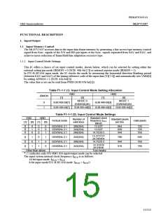 浏览型号ML87V2107TB的Datasheet PDF文件第15页