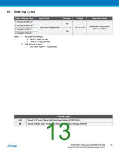 浏览型号AT93C46DN-SH-T-989的Datasheet PDF文件第13页