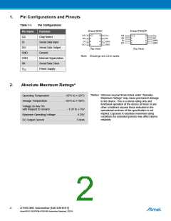 浏览型号AT93C46DN-SH-T-989的Datasheet PDF文件第2页