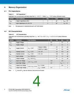 浏览型号AT93C46DN-SH-T-989的Datasheet PDF文件第4页