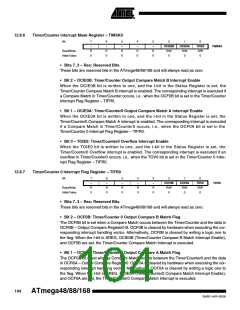 浏览型号ATMEGA48V-10MUR的Datasheet PDF文件第104页
