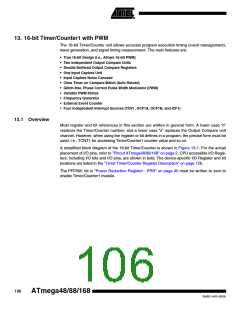 浏览型号ATMEGA48V-10MUR的Datasheet PDF文件第106页