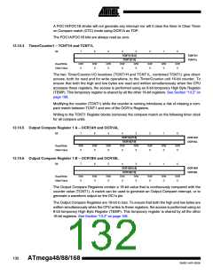 浏览型号ATMEGA88-20AU的Datasheet PDF文件第132页