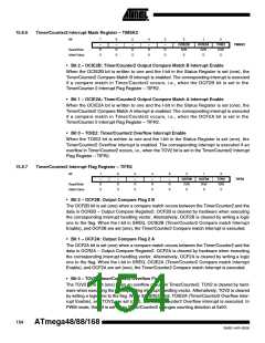 浏览型号ATMEGA88-20AU的Datasheet PDF文件第154页