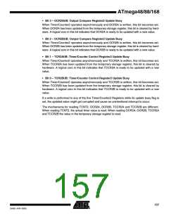 浏览型号ATMEGA88-20AU的Datasheet PDF文件第157页