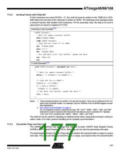 浏览型号ATMEGA88-20AU的Datasheet PDF文件第177页