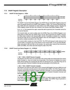 浏览型号ATMEGA88-20AU的Datasheet PDF文件第187页