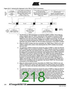 浏览型号ATMEGA88-20AU的Datasheet PDF文件第218页
