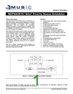 浏览型号MUPA64K16-15TJI的Datasheet PDF文件第1页