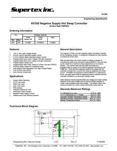 浏览型号HV300P的Datasheet PDF文件第1页