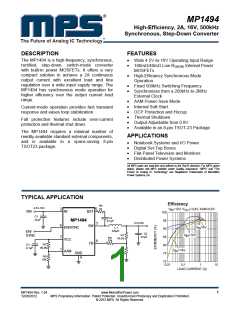 浏览型号MP1494DJ-LF-Z的Datasheet PDF文件第1页