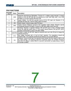 浏览型号MP1494DJ-LF-Z的Datasheet PDF文件第7页