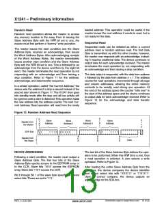 浏览型号X1241V8I的Datasheet PDF文件第13页