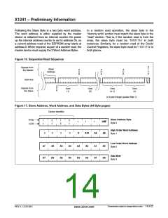 浏览型号X1241V8I的Datasheet PDF文件第14页