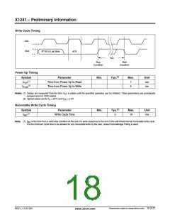 浏览型号X1241V8I的Datasheet PDF文件第18页