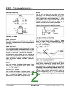 浏览型号X1241V8I的Datasheet PDF文件第2页