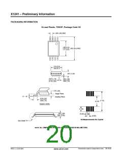 浏览型号X1241V8I的Datasheet PDF文件第20页
