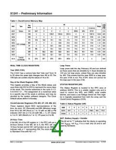 浏览型号X1241V8I的Datasheet PDF文件第4页