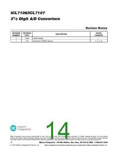 浏览型号ICL7107CQH+TD的Datasheet PDF文件第14页