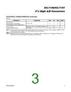 浏览型号ICL7107CQH+TD的Datasheet PDF文件第3页