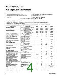 浏览型号ICL7107CQH+TD的Datasheet PDF文件第4页