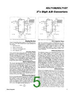 浏览型号ICL7107CQH+TD的Datasheet PDF文件第5页