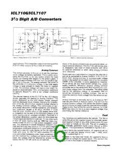 浏览型号ICL7107CQH+TD的Datasheet PDF文件第6页