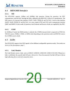浏览型号RTL8169S-32的Datasheet PDF文件第20页