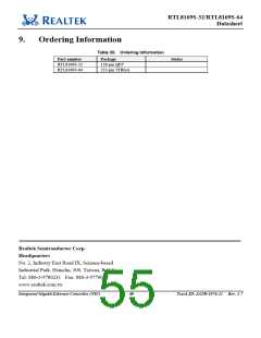 浏览型号RTL8169S-32的Datasheet PDF文件第55页