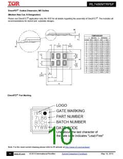 浏览型号IRL7486MTRPBF的Datasheet PDF文件第10页