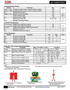 浏览型号IRL7486MTRPBF的Datasheet PDF文件第2页