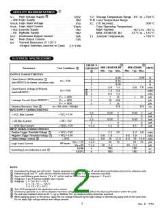 浏览型号MSK4304ERHU的Datasheet PDF文件第2页