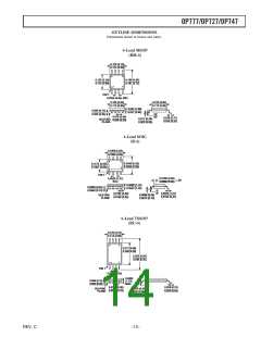 浏览型号OP727ARUZ的Datasheet PDF文件第14页